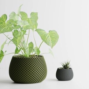Ultra Modern 3d printed pots.
